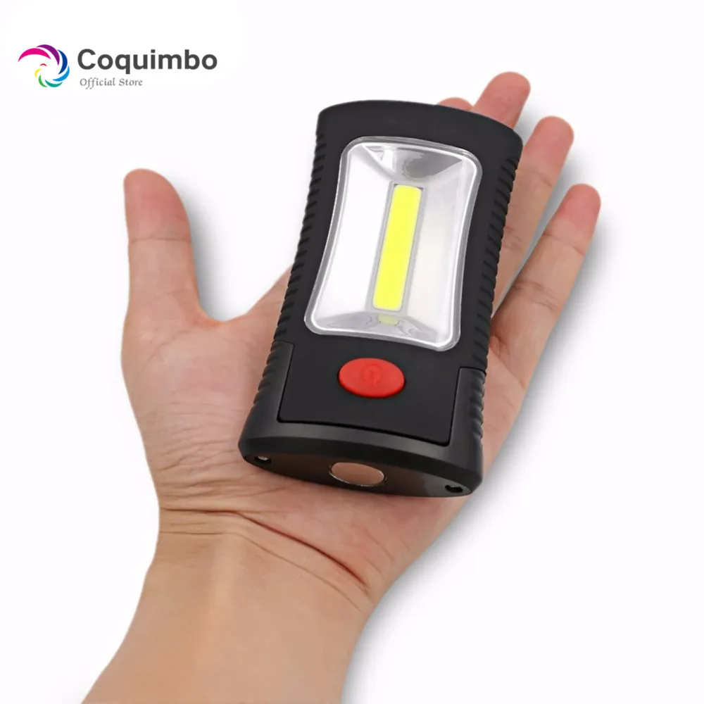 Magnet COB LED Working Lamp COB+3LEDs 2-Modes LED Flashlight Working Light Outdoor Torch Lamp With Folding Hook
Magnet COB LED Working Lamp COB+3LEDs 2-Modes LED Flashlight Working Light Outdoor Torch Lamp With Folding Hook