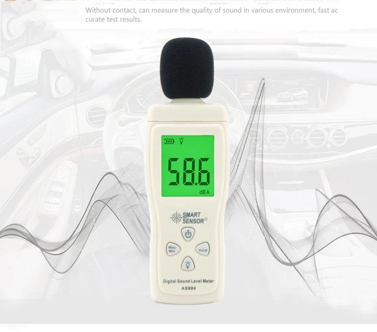 Automobile Noise Meter Vehicle decibel meter Professional hand-held sound level Sound Detection of Tester | Автомобили и