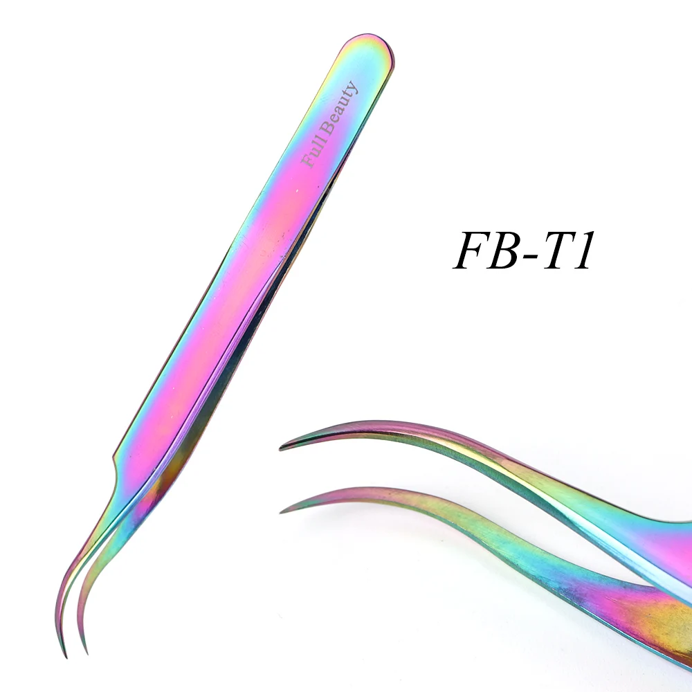 1pcs Curved Straight Tweezers Rainbow Eyelash Extension Nails Decor Picker Dead Skin Remover Manicure Makeup Nail Tools JIFBT1-4 1pcs Curved Straight Tweezers Rainbow Eyelash Extension Nails Decor Picker Dead Skin Remover Manicure Makeup Nail Tools JIFBT1-4