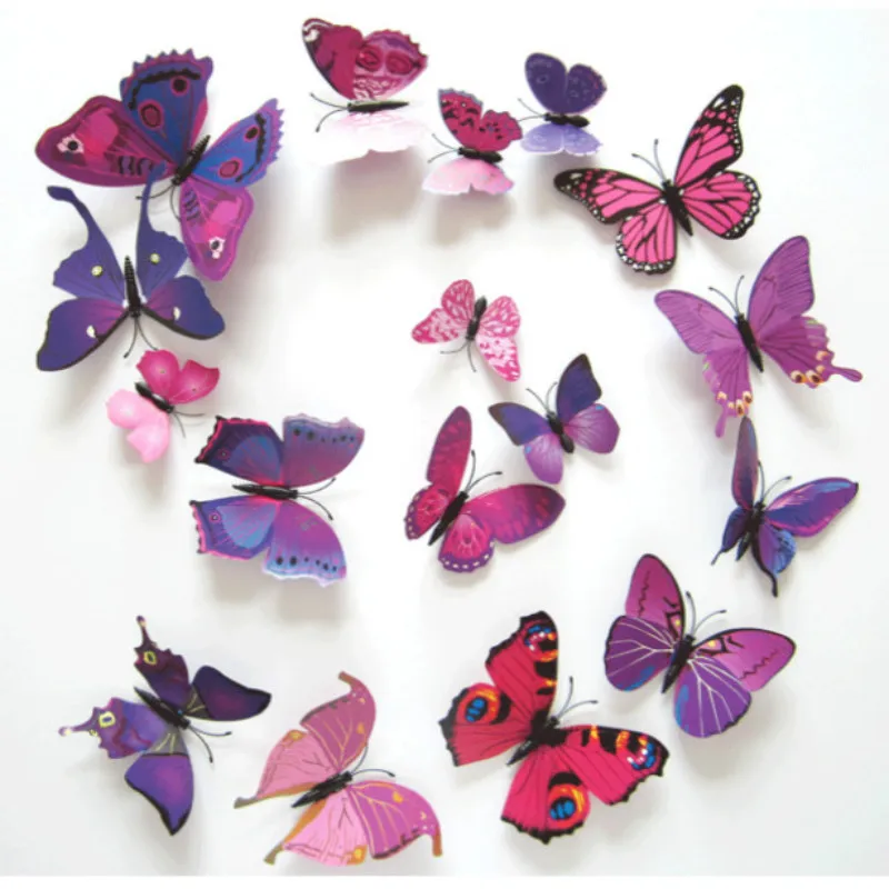 12pcs/lot 3D PVC Wall Stickers Magnet Butterflies DIY Wall Sticker Home Decor Poster Kids Rooms Wall Decoration
12pcs/lot 3D PVC Wall Stickers Magnet Butterflies DIY Wall Sticker Home Decor Poster Kids Rooms Wall Decoration