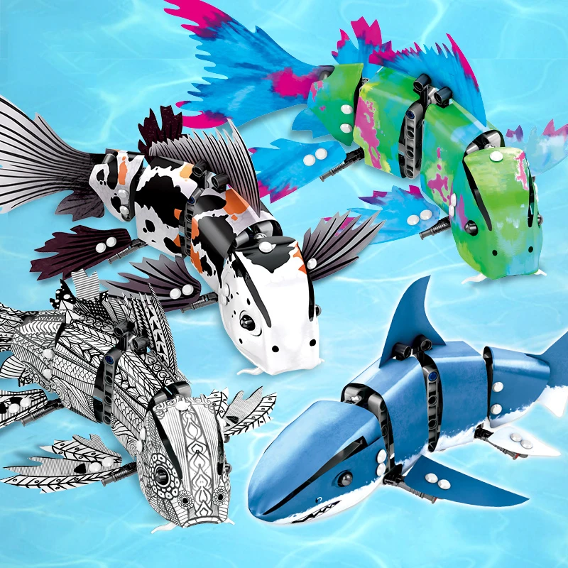 New Creator Legoinglys Simulated Moving Fish Animal Building Blocks Shark Model Set Technic Educational Toys for Children
New Creator Legoinglys Simulated Moving Fish Animal Building Blocks Shark Model Set Technic Educational Toys for Children