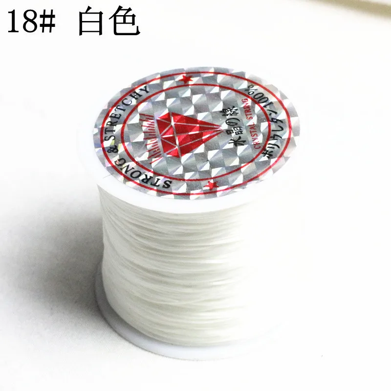 Elastic line for Crystal Bead Imported Leather Tendon Elastic Line of Crystal Beaded Wire Line Thickness: 0.6MM Length:10 Meters
Elastic line for Crystal Bead Imported Leather Tendon Elastic Line of Crystal Beaded Wire Line Thickness: 0.6MM Length:10 Meters