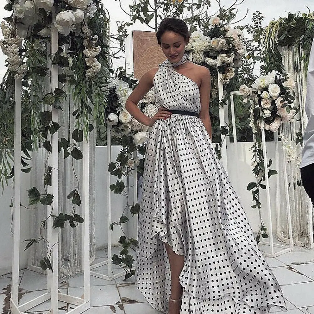Women Formal Long Maxi Dress One Shoulder Asymmetric Dress Prom Elegant Ladies Summer Party Beach Dresses
Women Formal Long Maxi Dress One Shoulder Asymmetric Dress Prom Elegant Ladies Summer Party Beach Dresses