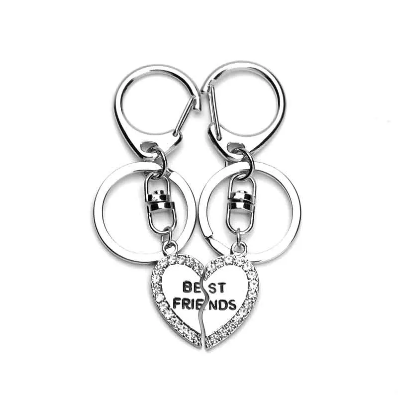 Best friends BFF keychains round rhinestone Key ring Gold silver plated statement family Car key holder gift for bestfriend sis
Best friends BFF keychains round rhinestone Key ring Gold silver plated statement family Car key holder gift for bestfriend sis