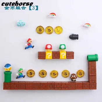 New style Creative cartoon garden super Mario with gold coin decoration fridge magnets Creative PVC powerful fridge magnets
New style Creative cartoon garden super Mario with gold coin decoration fridge magnets Creative PVC powerful fridge magnets