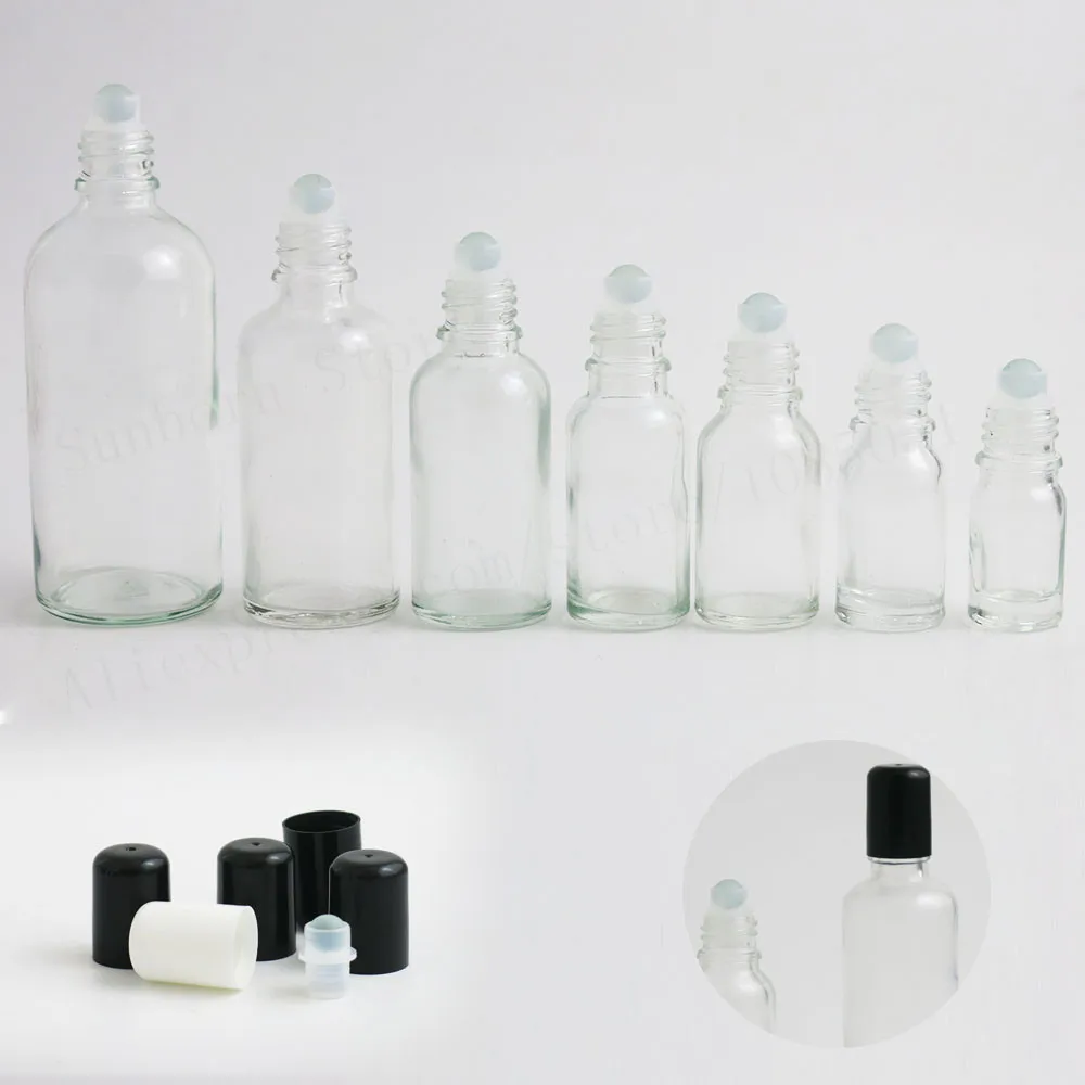 Portable Clear Empty Glass Roller Rollerball Essential Oil Roll on Bottles Transparent Travel Refillable Bottle 5ml-100ml 20pcs
Portable Clear Empty Glass Roller Rollerball Essential Oil Roll on Bottles Transparent Travel Refillable Bottle 5ml-100ml 20pcs