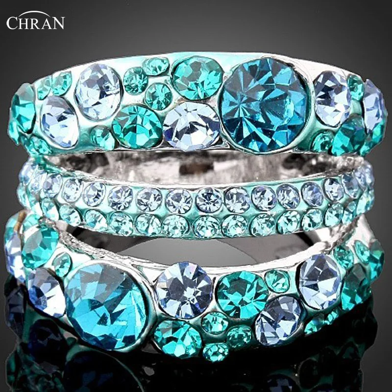 Chran Wholesale Promotion Austrian Crystal Rhinestone Rings for Women and Men Silver color Jewelry Accessories Free Shipping
Chran Wholesale Promotion Austrian Crystal Rhinestone Rings for Women and Men Silver color Jewelry Accessories Free Shipping