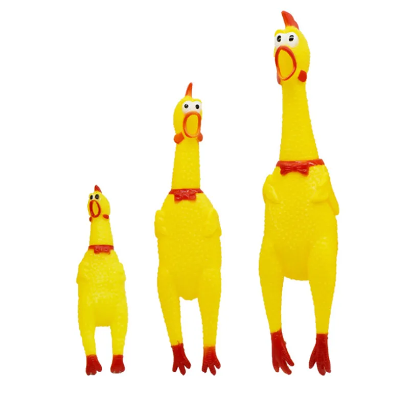 18CM Dog Toys Yellow Screaming Rubber Chicken Dog Toys Squeak Squeaker Chew Dog Toys drop shipping
18CM Dog Toys Yellow Screaming Rubber Chicken Dog Toys Squeak Squeaker Chew Dog Toys drop shipping