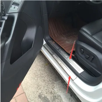 Stainless steel External door sill Internal Scuff Plate Car accessories For 2010-2017 Volkswagen Tiguan Samurai car styling
Stainless steel External door sill Internal Scuff Plate Car accessories For 2010-2017 Volkswagen Tiguan Samurai car styling