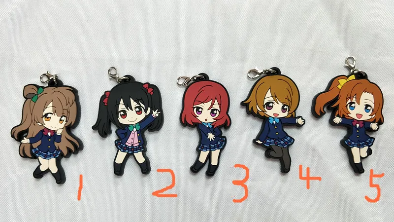 Love Live Action Figure Anime Model Maki Nishikino Kotori Minami Nico Yazawa Rin Hoshizora Rubber Keychain Pendant Gifts 6cm
Love Live Action Figure Anime Model Maki Nishikino Kotori Minami Nico Yazawa Rin Hoshizora Rubber Keychain Pendant Gifts 6cm