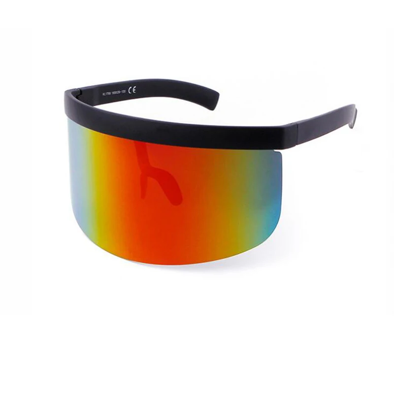 Black Huge Oversized Sunglasses Men Vintage 2018 One Piece Lens Yellow Red mask Big Sun Glasses for Women Windproof UV400 B2
Black Huge Oversized Sunglasses Men Vintage 2018 One Piece Lens Yellow Red mask Big Sun Glasses for Women Windproof UV400 B2