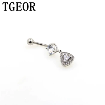 free shipping 16G 6pcs dangle triangle gem Cubic CZ Zircon charm Stainless Steel navel piercing belly button ring
free shipping 16G 6pcs dangle triangle gem Cubic CZ Zircon charm Stainless Steel navel piercing belly button ring