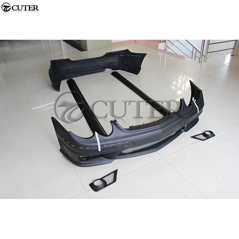 W209 CLK63 AMG style Car body kit FRP front bumper Rear bumper Side skirts apron for Benz W209 CLK500 CLK280 03-09
W209 CLK63 AMG style Car body kit FRP front bumper Rear bumper Side skirts apron for Benz W209 CLK500 CLK280 03-09