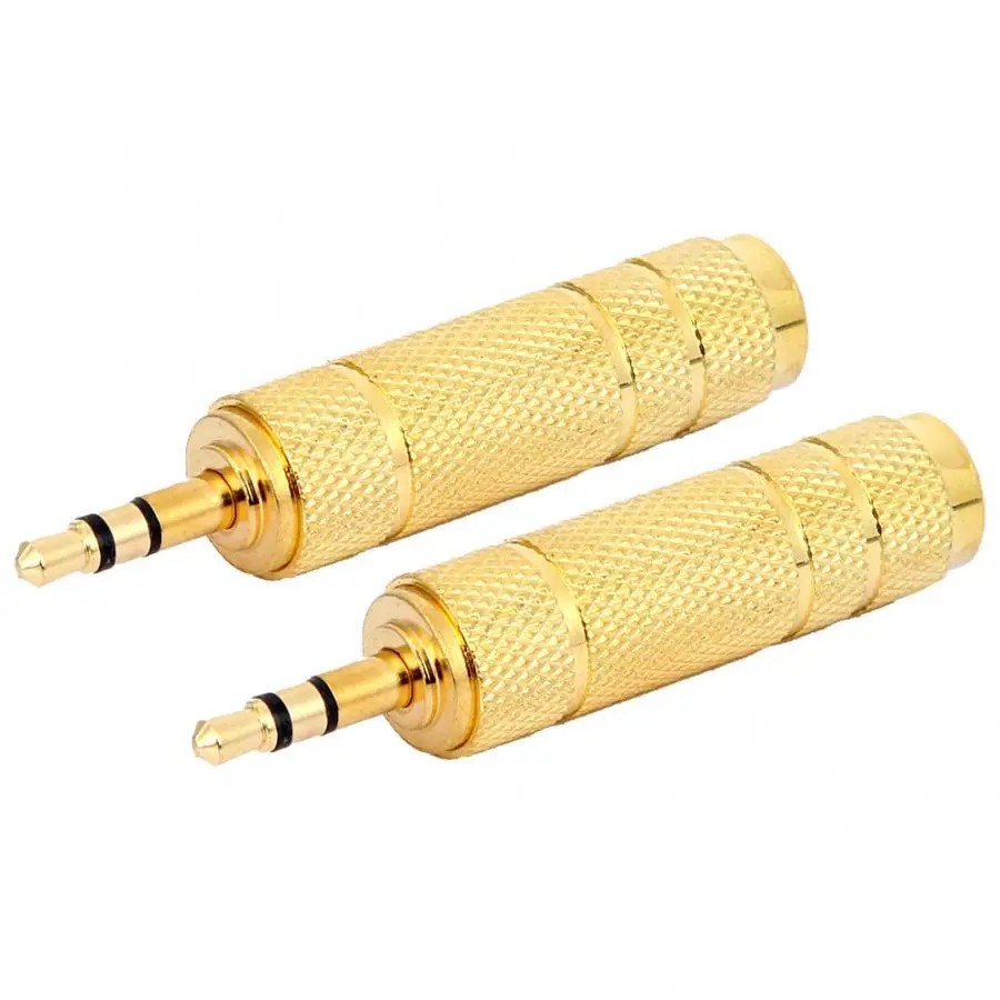 Electric Instrument Guitar 2 Pcs 6.35mm Female To 3.5mm Male Stereo Pure Copper Adapter Electric Guitar Accessories High
Electric Instrument Guitar 2 Pcs 6.35mm Female To 3.5mm Male Stereo Pure Copper Adapter Electric Guitar Accessories High