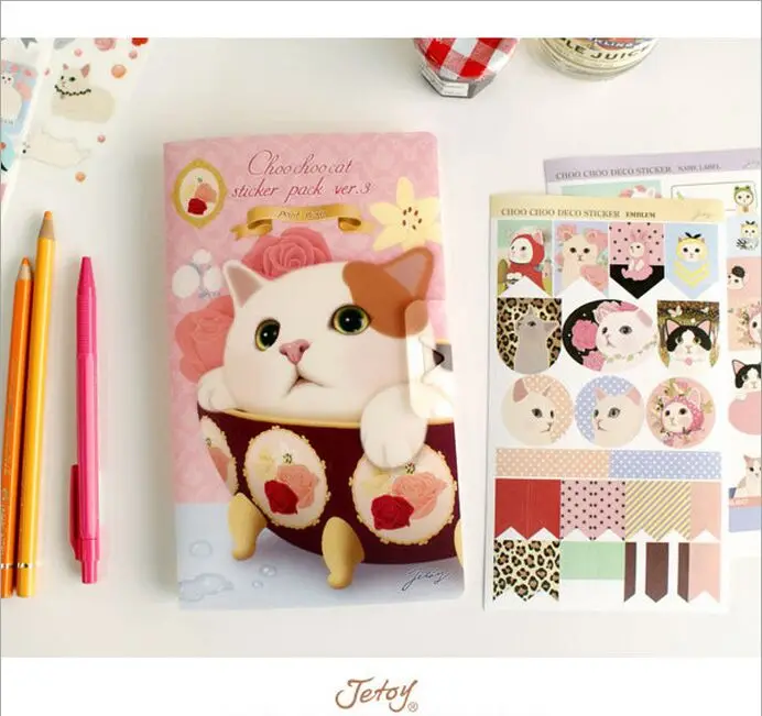 8 Sheet / Set Vintage Choo Choo Cat Decorative Stickers Pack Diary Deco Point Sticker DIY Scrapbook Lable Album Card Stickers
8 Sheet / Set Vintage Choo Choo Cat Decorative Stickers Pack Diary Deco Point Sticker DIY Scrapbook Lable Album Card Stickers