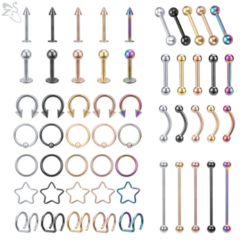 ZS 1 Pc Stainless Steel Ear Piercing Eyebrow Lip Labret Tongue Piercing Nose Ring Long Industrial Barbell Body Piercing Jewelry
ZS 1 Pc Stainless Steel Ear Piercing Eyebrow Lip Labret Tongue Piercing Nose Ring Long Industrial Barbell Body Piercing Jewelry