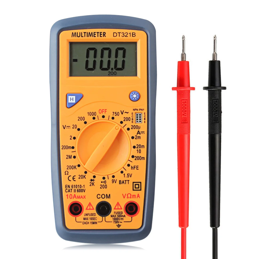 Portable DT321B Digital Multimeter AC/DC Voltage Meter Portable Multi meter with Backlight Hold Data Measuring Tools
Portable DT321B Digital Multimeter AC/DC Voltage Meter Portable Multi meter with Backlight Hold Data Measuring Tools