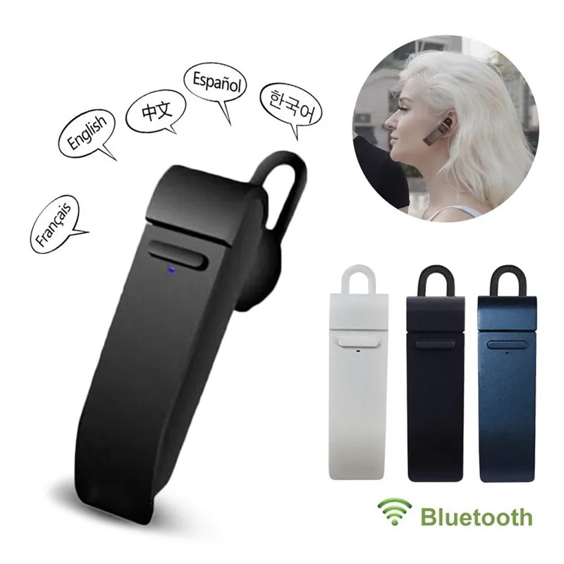 peiko Microphone Smart Bluetooth Translator Headset 23 Languages Intelligent APP Online Translation Wireless Bluetooth Earphone
peiko Microphone Smart Bluetooth Translator Headset 23 Languages Intelligent APP Online Translation Wireless Bluetooth Earphone