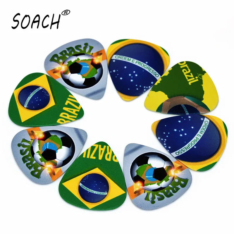 SOACH 10PCS 0.71mm Flag of Brazil Flag two side design Guitar Accessories pick guitar picks guitar Musical Instrument
SOACH 10PCS 0.71mm Flag of Brazil Flag two side design Guitar Accessories pick guitar picks guitar Musical Instrument