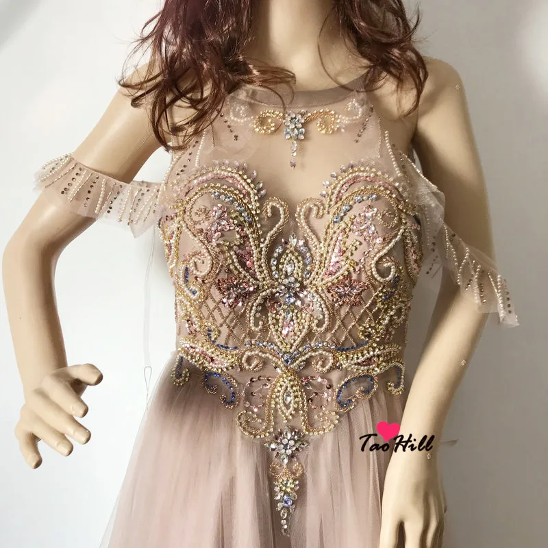 TaoHill 2019 New Blush Pink Long Formal Evening Dress Party Gowns Tulle Floor Length Beading Crystal Prom Dress Luxury Beading
TaoHill 2019 New Blush Pink Long Formal Evening Dress Party Gowns Tulle Floor Length Beading Crystal Prom Dress Luxury Beading