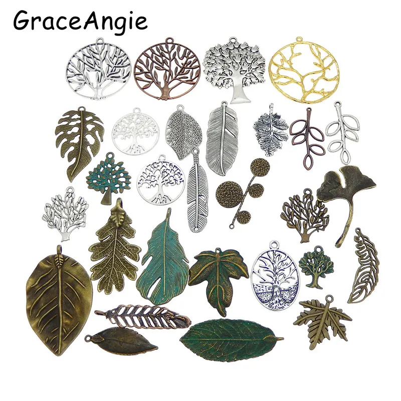 20pcs Mix Tree Leaves Charms Necklace Pendant Alloy Bracelet Handmade DIY Jewelry Accessories Mix Charms Vintage Necklace
20pcs Mix Tree Leaves Charms Necklace Pendant Alloy Bracelet Handmade DIY Jewelry Accessories Mix Charms Vintage Necklace