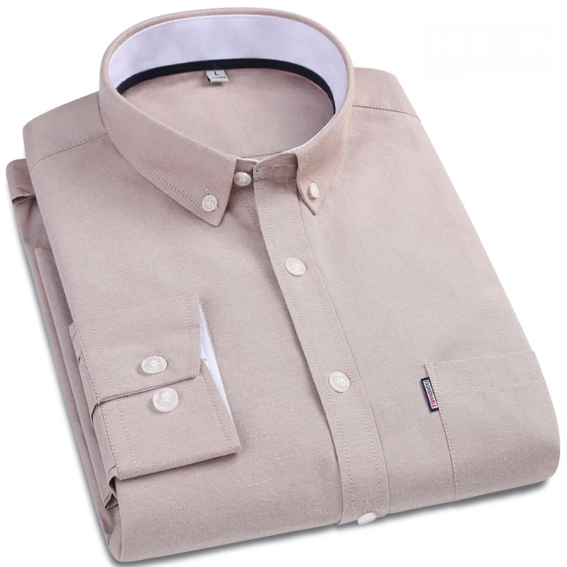 2018 Spring Button down collar long sleeve oxford solid regular business men casual shirts with chest pocket 9 color
2018 Spring Button down collar long sleeve oxford solid regular business men casual shirts with chest pocket 9 color