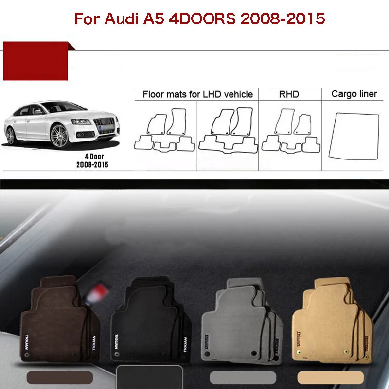 5pcs 1/2"Thick Solid Nylon Interior Floor Carpet Mats For Audi A5 4 Door 2008-2015
5pcs 1/2"Thick Solid Nylon Interior Floor Carpet Mats For Audi A5 4 Door 2008-2015