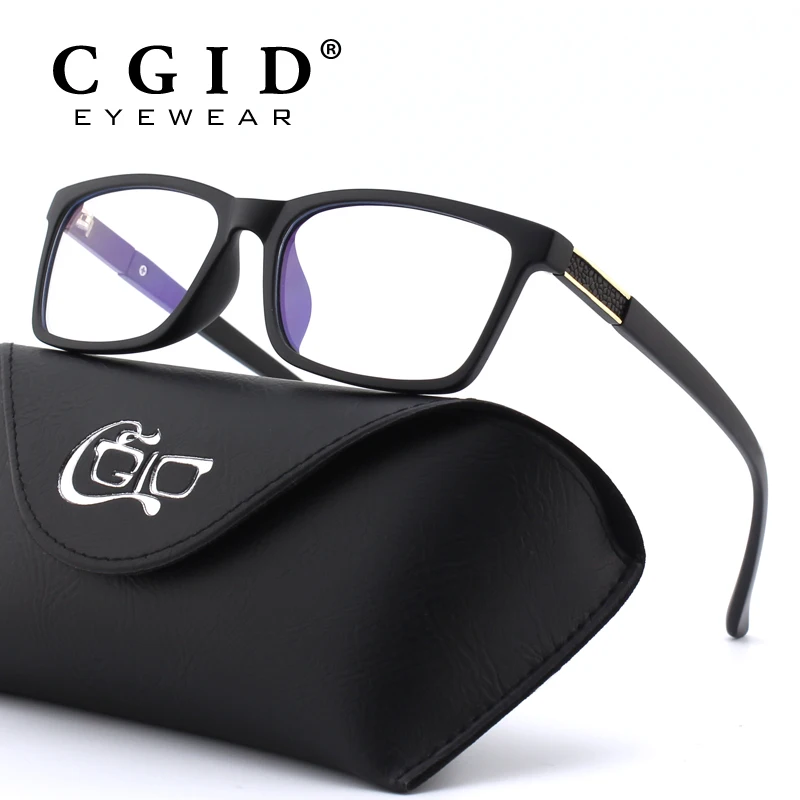 CGID Men Vintage Anti Blue Rays Computer Glasses Reading Glass Classic Square Black Glasses Computer Gaming Goggles CT07
CGID Men Vintage Anti Blue Rays Computer Glasses Reading Glass Classic Square Black Glasses Computer Gaming Goggles CT07