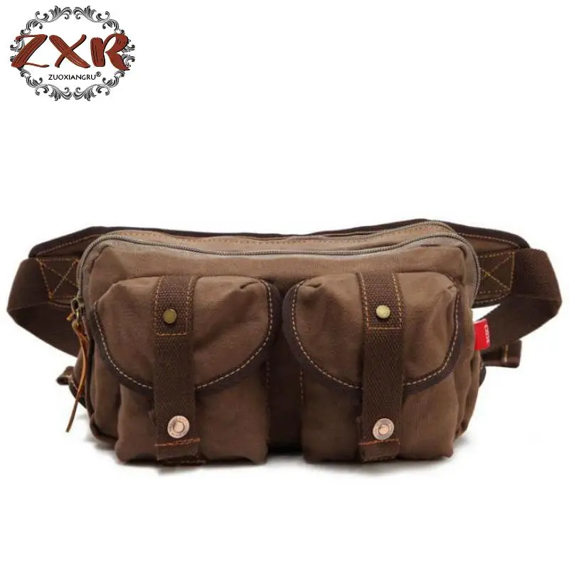 Portable Waist Packs Bag Versatile Canvas Bag Unisex Cotton Retro Canvas Men Waist Vintage Men's Crazy Horsesling Messenger Bags
Portable Waist Packs Bag Versatile Canvas Bag Unisex Cotton Retro Canvas Men Waist Vintage Men's Crazy Horsesling Messenger Bags