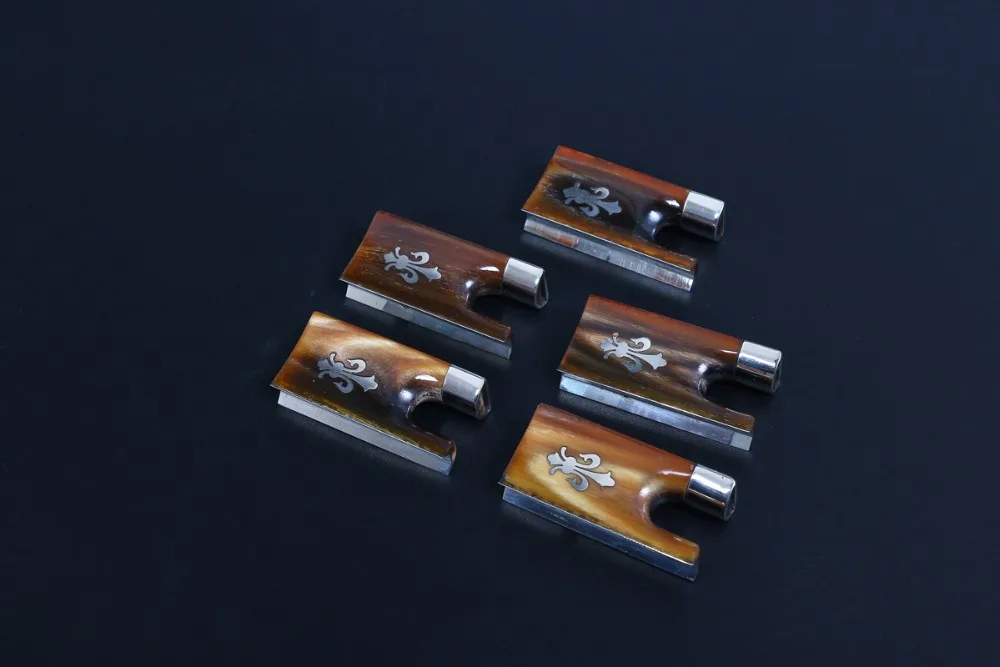 New 4/4 Violin Bow Frog Ebony or Bone Frog For Full Size Violin Bow Accessories Parts
New 4/4 Violin Bow Frog Ebony or Bone Frog For Full Size Violin Bow Accessories Parts