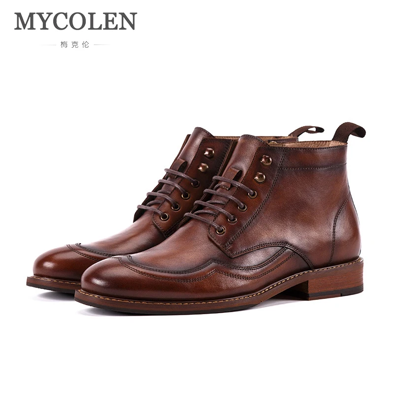 MYCOLEN Winter Autumn Men Boots Luxury Designers Quality Tactical Desert Combat Handmade Ankle Work Shoes Leather Chuteira
MYCOLEN Winter Autumn Men Boots Luxury Designers Quality Tactical Desert Combat Handmade Ankle Work Shoes Leather Chuteira