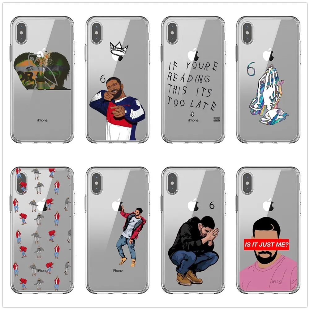 Rap Singer Drake Hotline Bling Soft Silicon Phone Cases Cover for IPhone 6 6S 7 8 Plus 5S SE X XR XS MAX Coque Fundas
Rap Singer Drake Hotline Bling Soft Silicon Phone Cases Cover for IPhone 6 6S 7 8 Plus 5S SE X XR XS MAX Coque Fundas