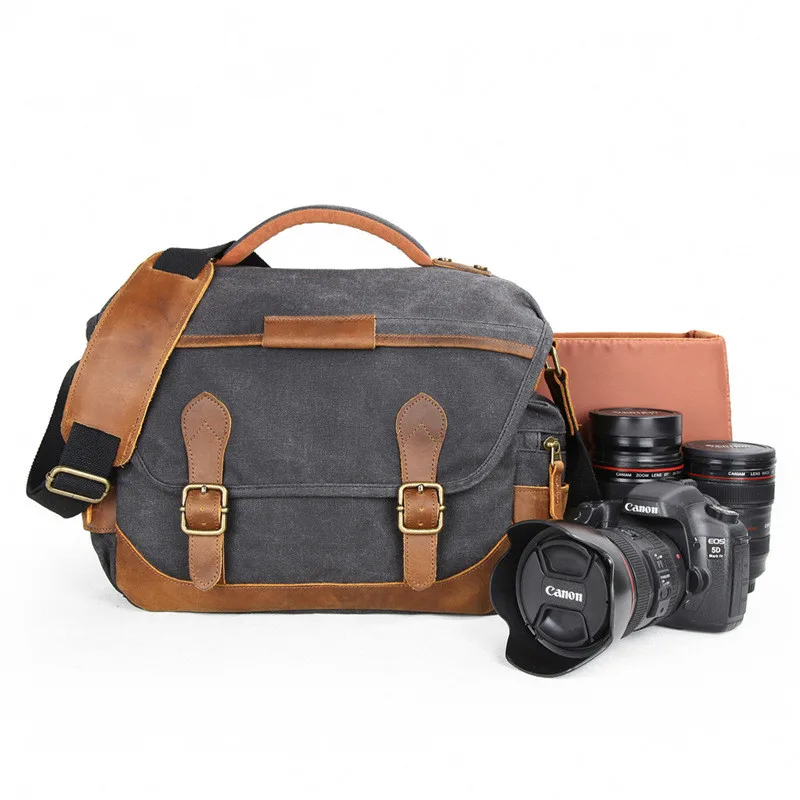 Waterproof Batik Canvas Photography DSLR Camera Shoulder Bag With Insert Vintage Casual Bag for Canon Sony 1 Camera +2 Lens
Waterproof Batik Canvas Photography DSLR Camera Shoulder Bag With Insert Vintage Casual Bag for Canon Sony 1 Camera +2 Lens