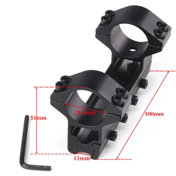 Hunting 25.4mm Double Scope Rings Higher Mount for Dovetail Ring 11mm Weaver Rail Hunting Riflescope Caza Accessories
Hunting 25.4mm Double Scope Rings Higher Mount for Dovetail Ring 11mm Weaver Rail Hunting Riflescope Caza Accessories