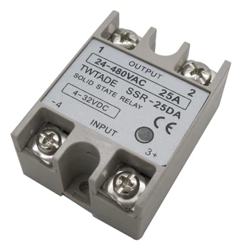 5PCS TWTADE/ High-quality Single Phase Solid State Relay SSR-25DA Module 3-32V DC To 24-480V AC SSR-25 DA SSR 25A
5PCS TWTADE/ High-quality Single Phase Solid State Relay SSR-25DA Module 3-32V DC To 24-480V AC SSR-25 DA SSR 25A