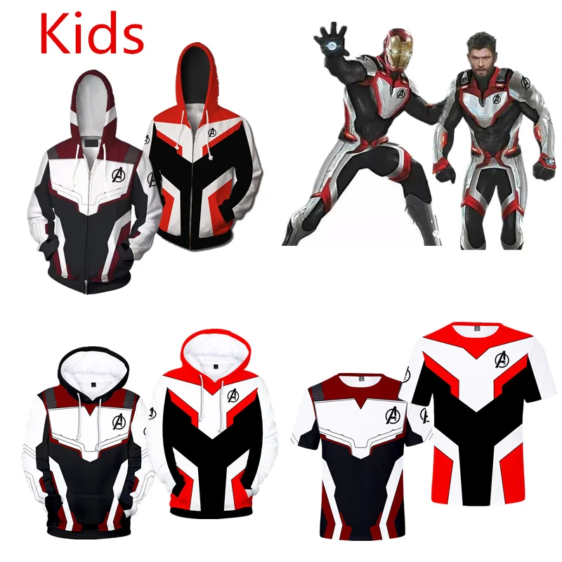 Kids Adults Cosplay Avengers 4 Endgame Quantum Realm Cosplay Costume Hoodies t-shirt Avengers Zipper EndGame Sweatshirt Jacket
Kids Adults Cosplay Avengers 4 Endgame Quantum Realm Cosplay Costume Hoodies t-shirt Avengers Zipper EndGame Sweatshirt Jacket