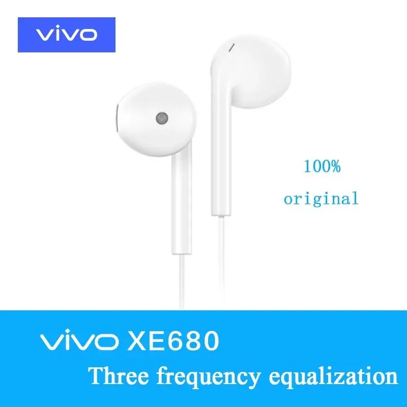 Original VIVO XE680 Headsets In-Ear with 3.5mm Plug Wire Controller earphone send gift for VIVO x21 x20 x23 x7 x9plus xplay6
Original VIVO XE680 Headsets In-Ear with 3.5mm Plug Wire Controller earphone send gift for VIVO x21 x20 x23 x7 x9plus xplay6