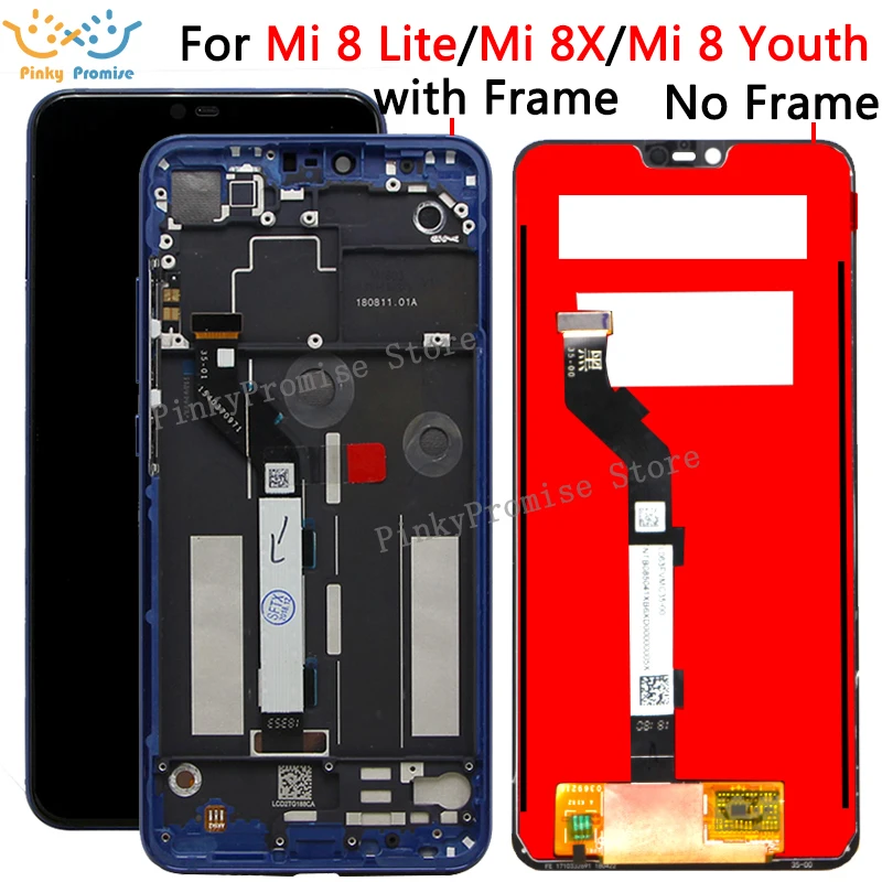 6.26" For Xiaomi Mi 8 Lite LCD Display Touch Screen Digitizer with frame Assembly Replacement For Xiaomi Mi 8 Youth 8 Lite lcd
6.26" For Xiaomi Mi 8 Lite LCD Display Touch Screen Digitizer with frame Assembly Replacement For Xiaomi Mi 8 Youth 8 Lite lcd