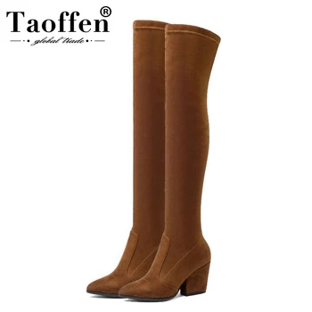 Taoffen New Arrival 2020 Women Over The Knee Boots 9 Colors Office Soft Shoes Women Winter Warm Fur Boots Footwear Size 34-43
Taoffen New Arrival 2020 Women Over The Knee Boots 9 Colors Office Soft Shoes Women Winter Warm Fur Boots Footwear Size 34-43