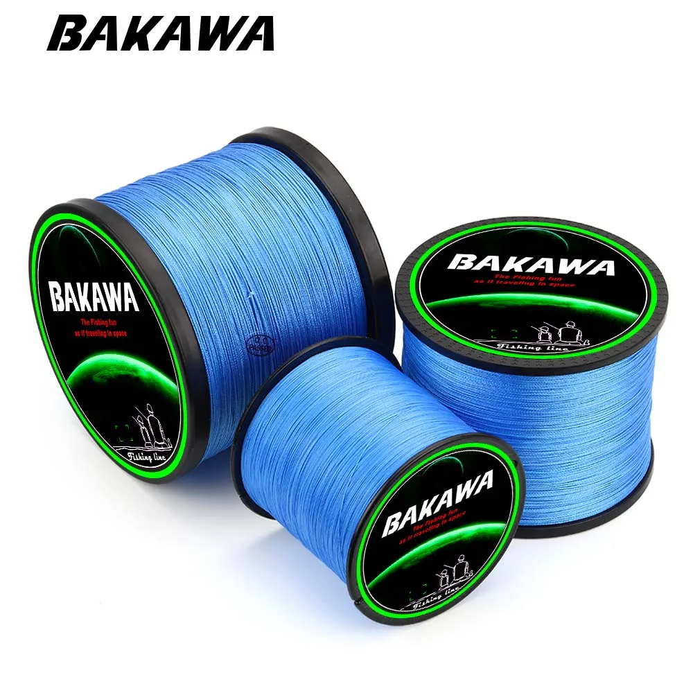 1000M 4-Stran Line BAKAWA Japan Multifilament 100% PE Braided Fishing Line 10LB-80LB Super power Fishing gear
1000M 4-Stran Line BAKAWA Japan Multifilament 100% PE Braided Fishing Line 10LB-80LB Super power Fishing gear