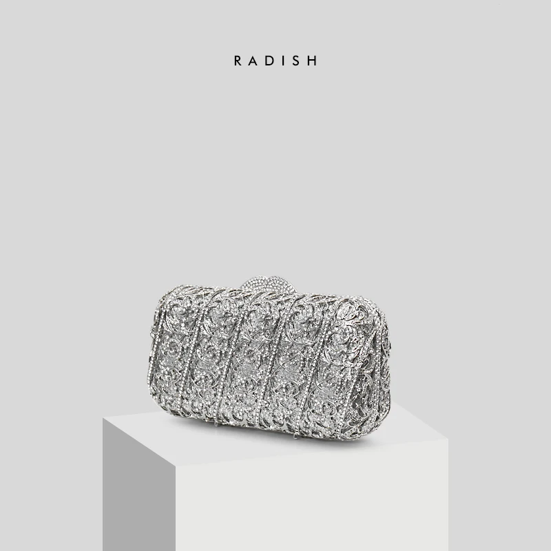 RADISH Hand caught mini bag Dazzling Hollow Out Crystal Bags for women2019 Vines Minaudiere Handbag Purse Wedding Box Clutch Bag
RADISH Hand caught mini bag Dazzling Hollow Out Crystal Bags for women2019 Vines Minaudiere Handbag Purse Wedding Box Clutch Bag