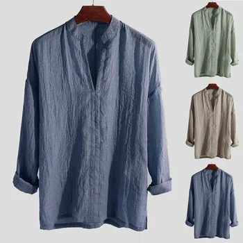 Are you sure not to buy it Men's Causal Shirt Breathable Long Sleeve Loose Solid Color V-Neck Top Blouse Purchasing 2020
Are you sure not to buy it Men's Causal Shirt Breathable Long Sleeve Loose Solid Color V-Neck Top Blouse Purchasing 2020