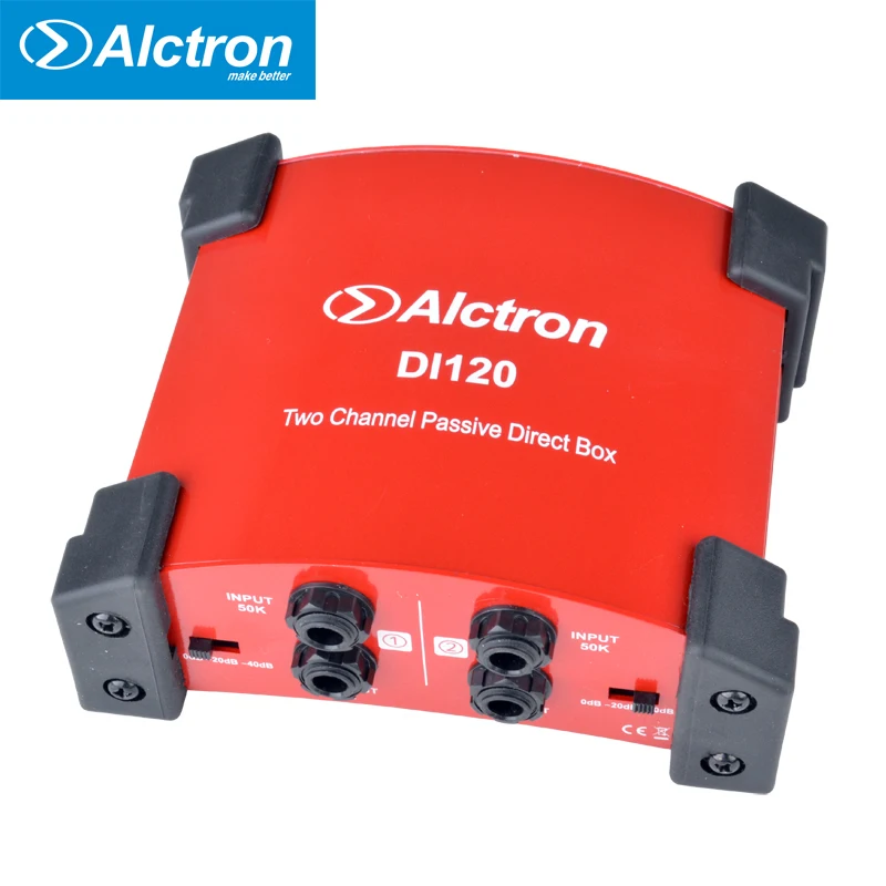 Alctron DI120 passive DI box for guitar recording and stage performance, ideal for keyboard, acoustic and electric guitar
Alctron DI120 passive DI box for guitar recording and stage performance, ideal for keyboard, acoustic and electric guitar