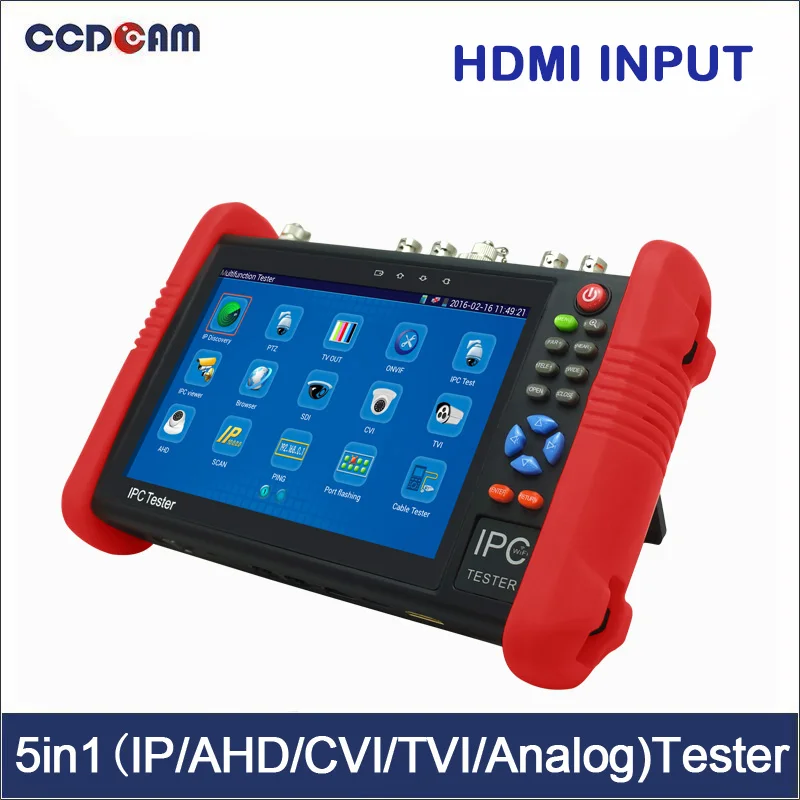 7 дюймовый IPS сенсорный экран 4K H.265 IP Full камера тестер 8 Гб SD (мультиметр локатор