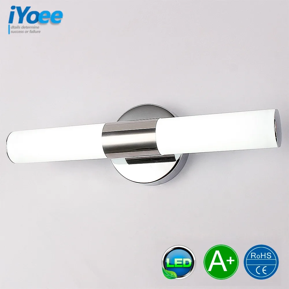 Wall lamps bathroom led mirror light Waterproof UL Certification 8W 12W AC85-265V LED tube Modern Wall lamp Bathroom Lighting