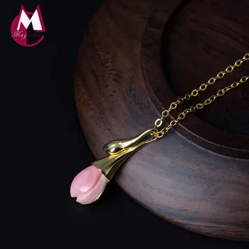 100% 925 Sterling Silver Necklaces Pendant Luxury Natural Zircon Shell Flower Pendant Handmade Long Chain Fine Jewelry YN58
100% 925 Sterling Silver Necklaces Pendant Luxury Natural Zircon Shell Flower Pendant Handmade Long Chain Fine Jewelry YN58