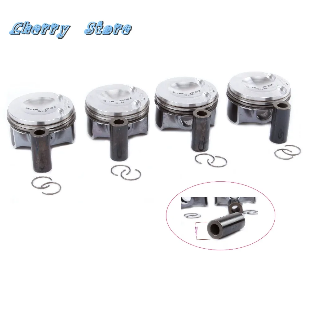 New Pistons & Rings STD 82.51mm&23mm 4x For VW Tiguan CC GTI Audi A3 A4 A5 Q5 Skoda 2.0 TFSI 06H107065DD 06H198151C 06H107099CA
New Pistons & Rings STD 82.51mm&23mm 4x For VW Tiguan CC GTI Audi A3 A4 A5 Q5 Skoda 2.0 TFSI 06H107065DD 06H198151C 06H107099CA