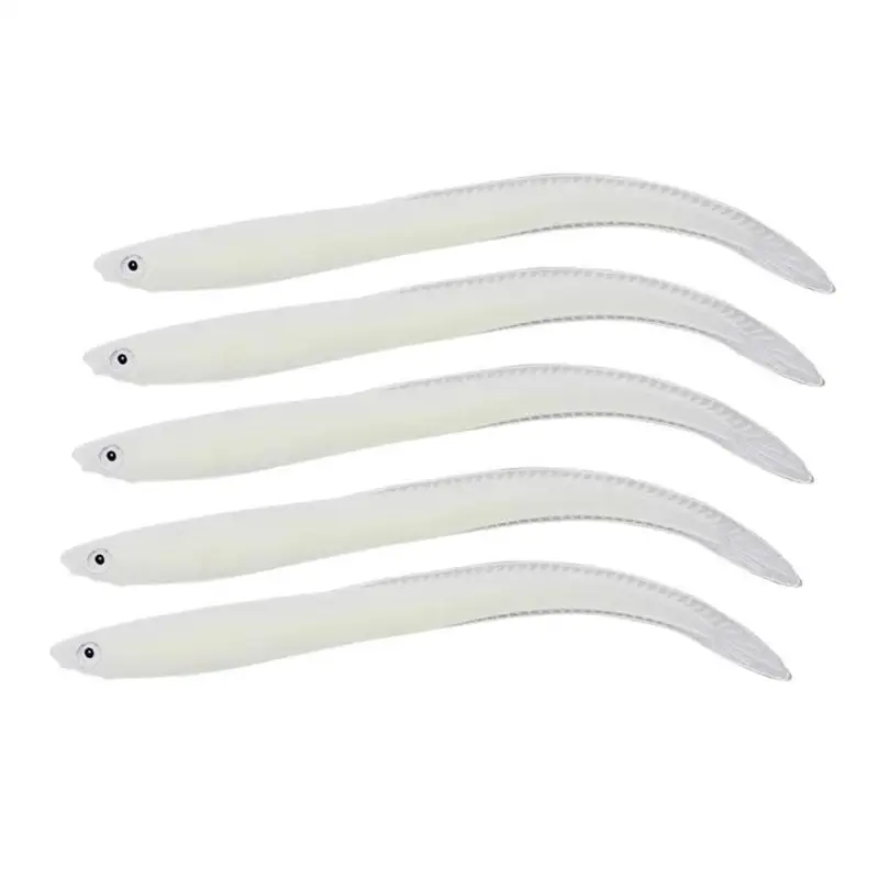 5pcs 6.3g/14cm Soft Eel Fishing Lures Saltwater Artificial Baits Artificial Soft Baits Simulation Lifelike Smell Lure
5pcs 6.3g/14cm Soft Eel Fishing Lures Saltwater Artificial Baits Artificial Soft Baits Simulation Lifelike Smell Lure