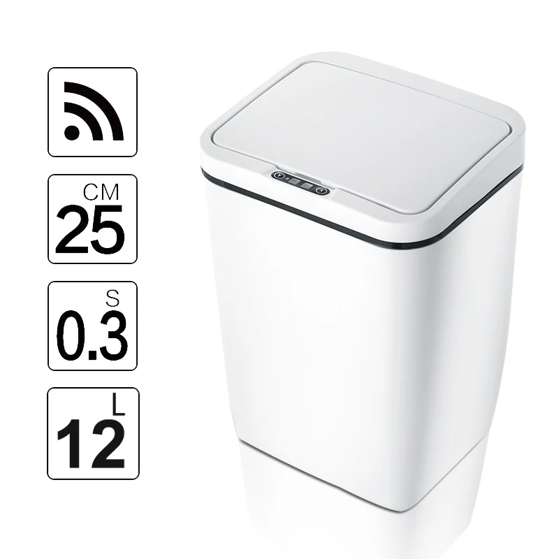 Automatic Trash Can Touchless Intelligent Induction Motion Sensor Kitchen Wide Opening Sensor Eco-friendly Waste Garbage Bin
Automatic Trash Can Touchless Intelligent Induction Motion Sensor Kitchen Wide Opening Sensor Eco-friendly Waste Garbage Bin