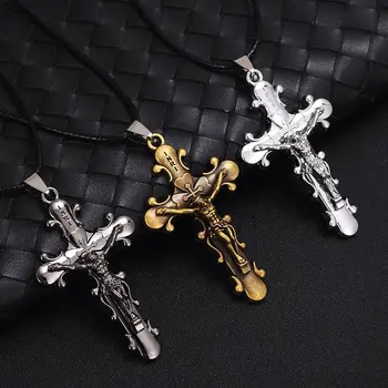 12pcs Fashion Double Cross Necklace Religion Jesus Pendant Gothic alloy Cross Pendant Necklace Wholesale DIY Jewelry A-022
12pcs Fashion Double Cross Necklace Religion Jesus Pendant Gothic alloy Cross Pendant Necklace Wholesale DIY Jewelry A-022